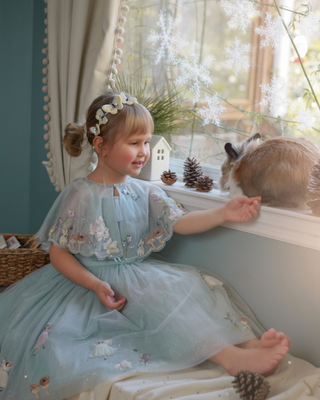 Woodland Whimsy Cape Set Hydrangea Blue