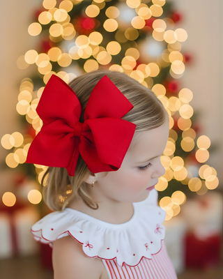 Santa Tell Me Red Bows Swimsuit