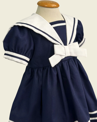 Blue Vest Marinara Dress