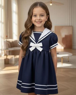 Blue Vest Marinara Dress