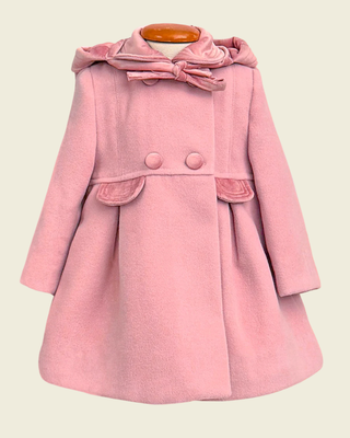 Classic English Style Coat in Pink
