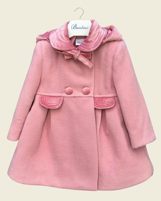Classic English Style Coat in Pink