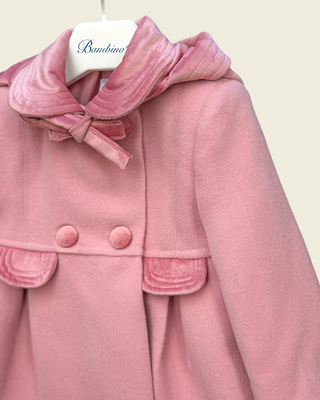 Classic English Style Coat in Pink