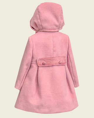 Classic English Style Coat in Pink