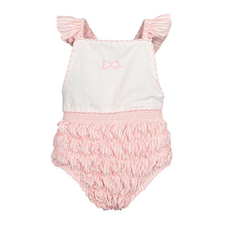 Bubble Gum Cotton Frilled Swimsuit