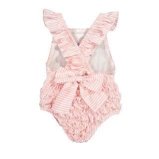 Bubble Gum Cotton Frilled Swimsuit