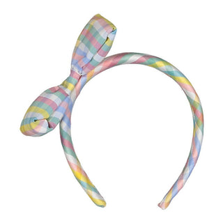 Rainbow Gingham Headband