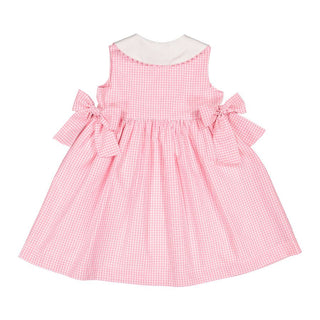 Gingham Mix Pink Dress
