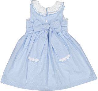 Mini Blue Gingham Dress
