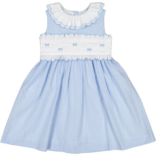 Mini Blue Gingham Dress
