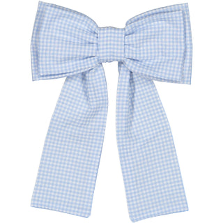 Mini Blue Gingham Big Hair Clip