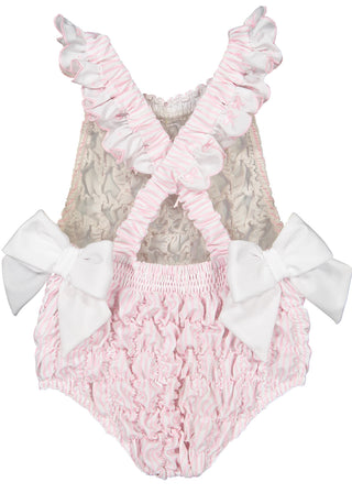 Pink Classic Frilled Swimsuit