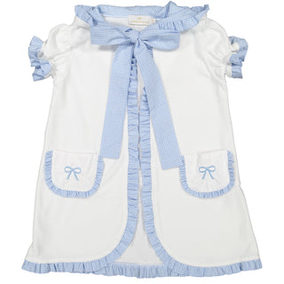 Mini Blue Gingham Cover up