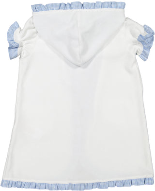Mini Blue Gingham Cover up
