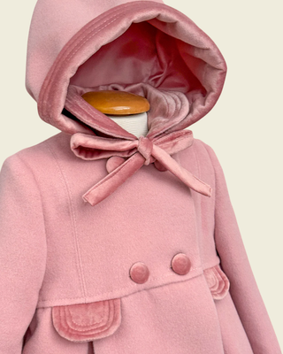 Classic English Style Coat in Pink