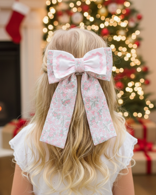 Winter Wonderland Big Hair Bow Clip