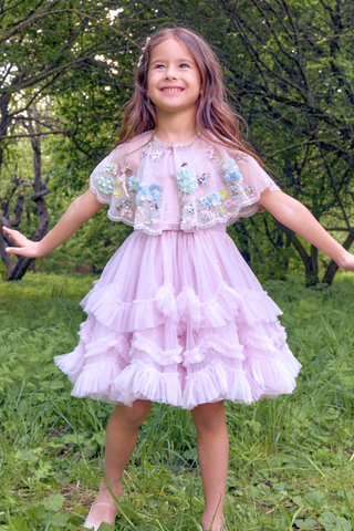 Fairy Garden of Hydrangeas Dress Lilac