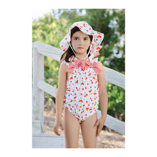 Classic Cherries Frilled Swimsuit