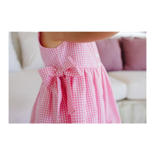 Gingham Mix Pink Dress