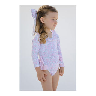 Pink Ditsy Floral Rashguard