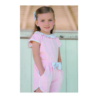 Pink Ditsy Floral Girl Cover-up Set